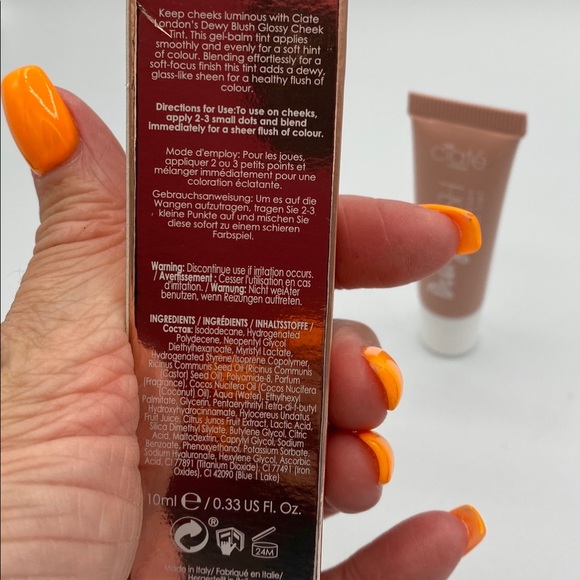 Ciate’ London, Dewy Blush Glossy Cheek Tint Shade Coconut BNIB - Picture 3 of 5